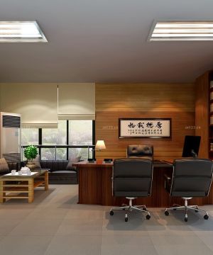 中式办公室白色地砖装修图片欣赏
