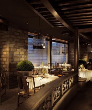 中式餐厅酒店装潢设计图片赏析