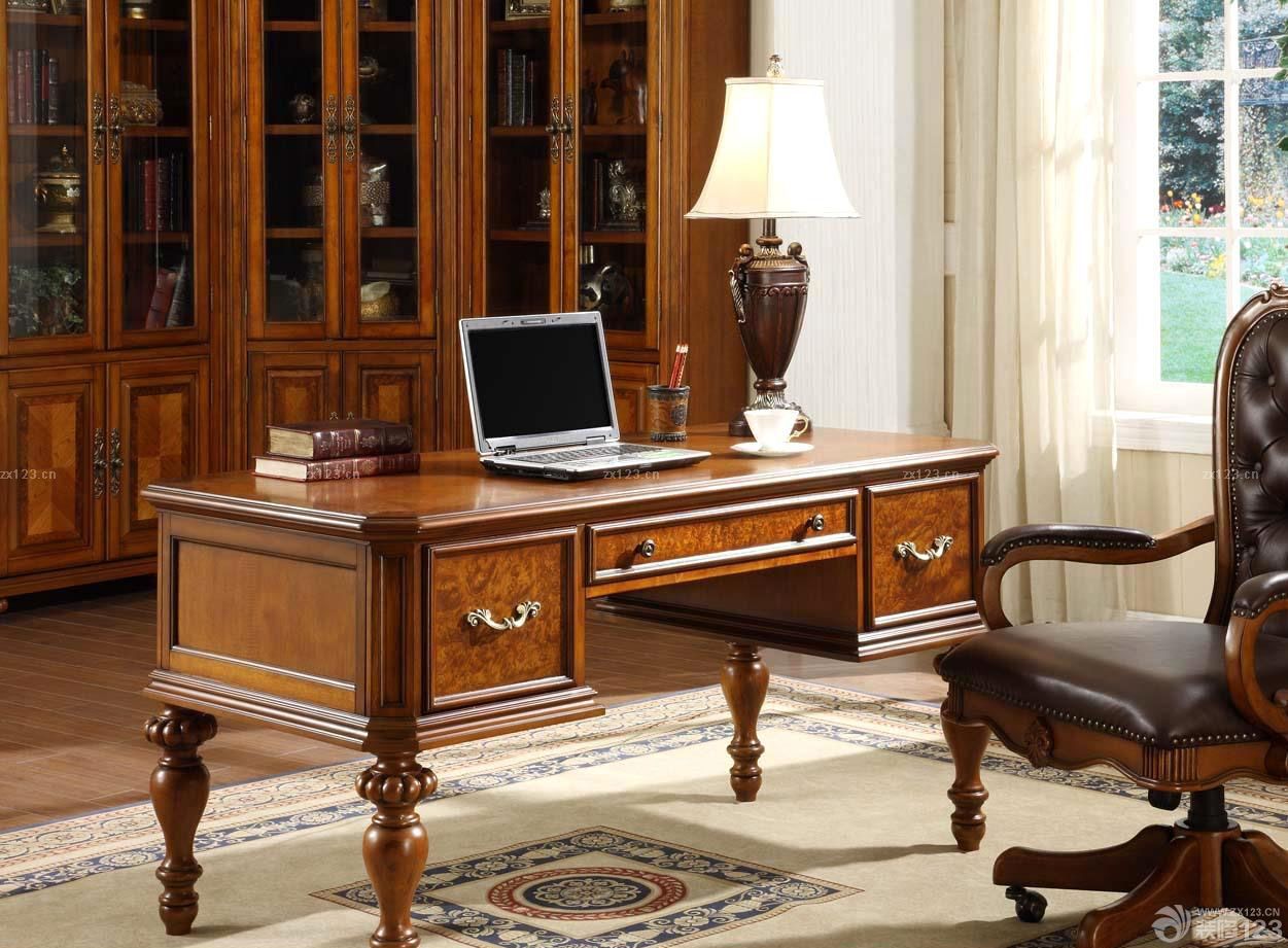 2025古典书桌装饰效果图设计大全
