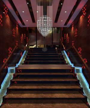 ktv灯光设计过道楼梯效果图片2025