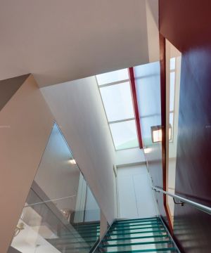 2023最新简约风格别墅室内阁楼楼梯装修效果图  