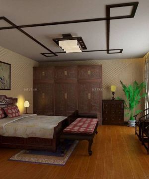 中式风格小户型酒店式公寓设计图