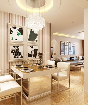 家装餐厅方餐桌装修案例大全