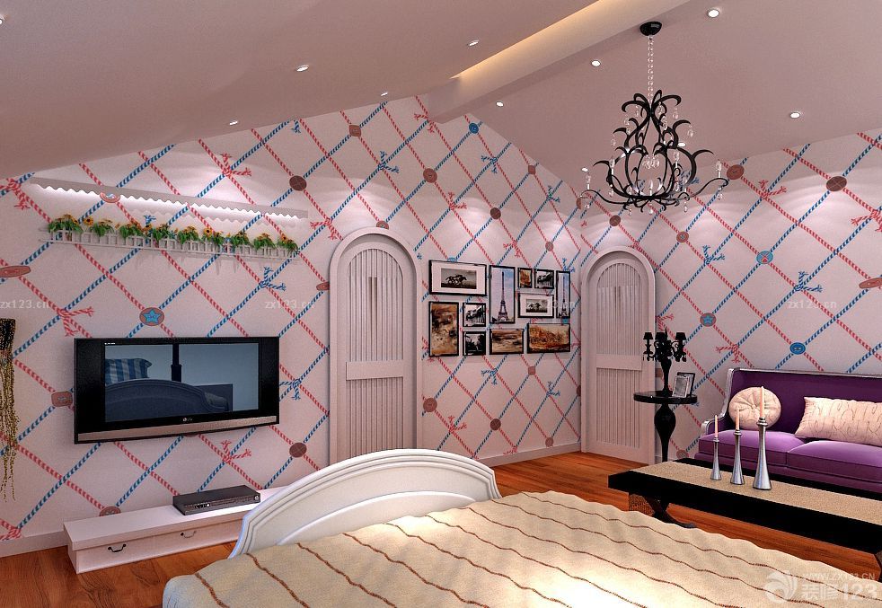 2025卧室石膏板吊顶装修案例