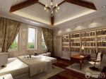 经典书房天花吊顶装修效果图片2025