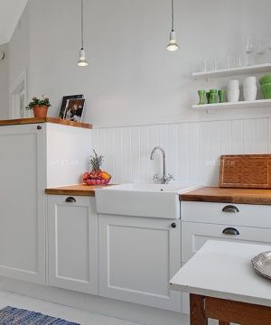 小户型开放式厨房简约风格设计效果图