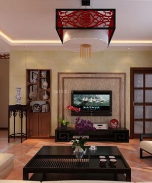 新中式客厅灯具设计图片大全