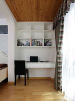 最新现代风格小户型阳台改书房装修案例