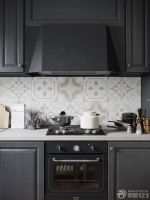 家装厨房墙面瓷砖装修设计效果图片