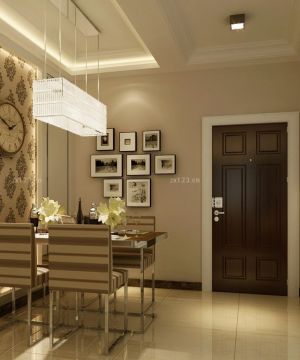 2025家装现代风格小户型餐厅背景墙装饰图片大全