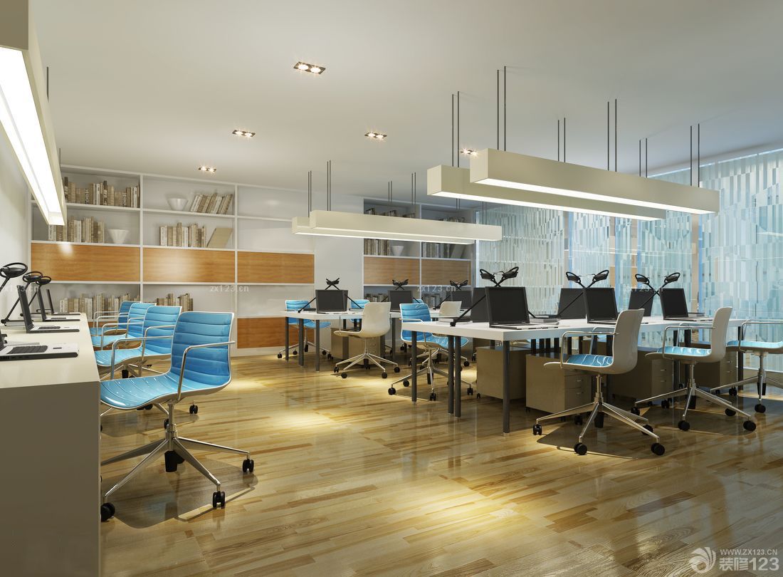 现代办公室设计装修效果图欣赏2025