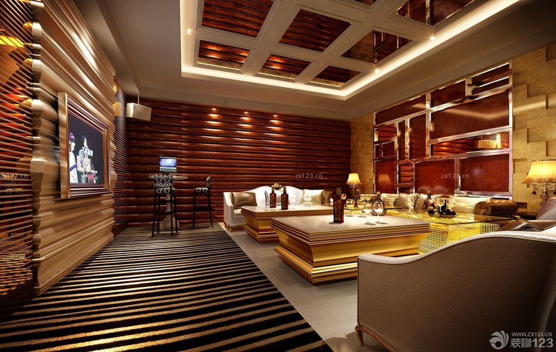 2025ktv包厢装饰设计效果图欣赏