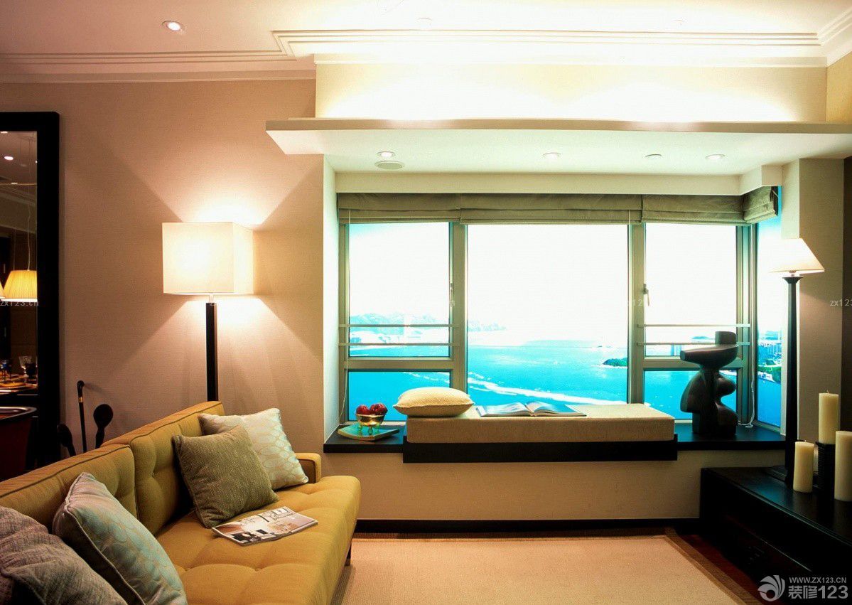 2025最新现代客厅高飘窗装修案例大全