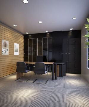 现代办公室设计空间装修效果图大全2023