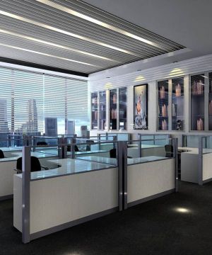 最新办公室装饰设计效果图大全2023 