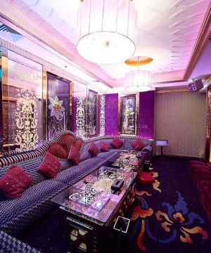 奢华现代ktv包厢吊顶装修设计图片赏析