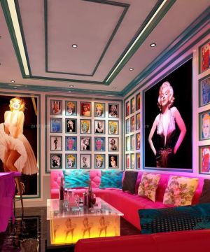 最新现代风格大型ktv包厢量贩设计效果图欣赏