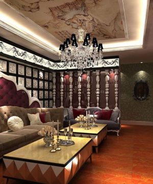 最新现代小型ktv包厢灯光设计效果图大全2025