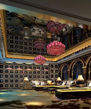 最新量贩ktv包厢装饰设计效果图大全