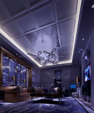 潮流现代量贩ktv包厢设计效果图片欣赏