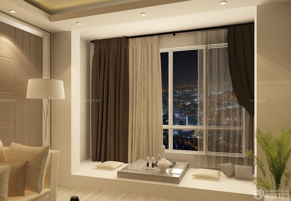 经典小阳台榻榻米坐垫装修效果图欣赏