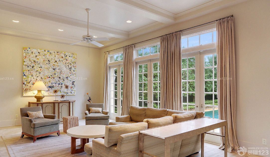 特小户型美式乡村吊灯装修图片欣赏