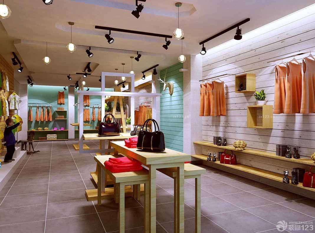 小面积10平米服装店装修设计效果图赏析