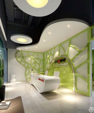 公司前台形象墙造型效果图欣赏2025