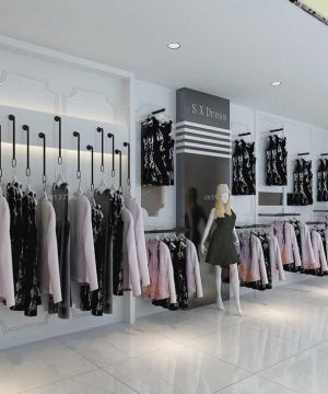 2023最新小型10平米服装店装修设计效果图片欣赏