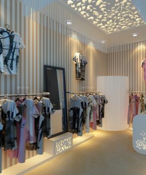 私营10平米服装店装修效果图大全欣赏2025