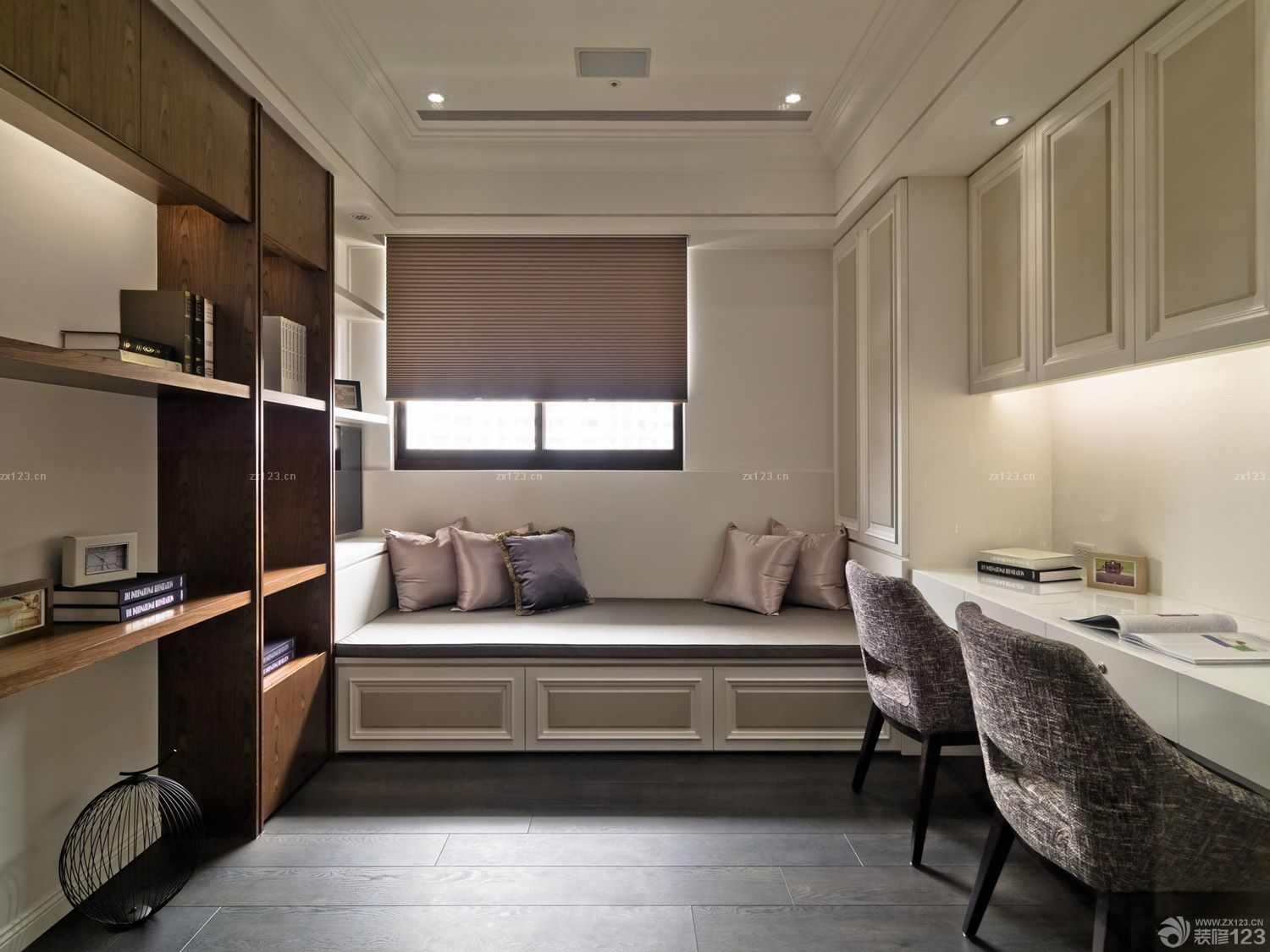 书房榻榻米坐垫装修样板大全