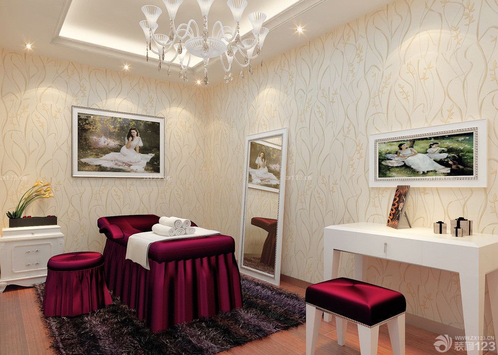 2025家居美容院装修设计效果图欣赏