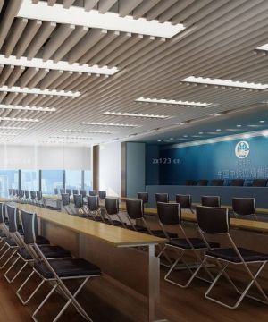 2025经典会议室吊顶设计效果图 