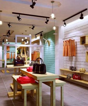 2025服装店艺术吊顶装修设计效果图