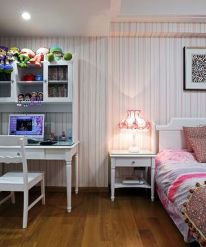 最新现代简约风格儿童房整体家具摆放效果图欣赏