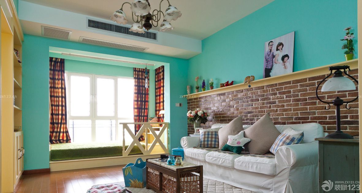 田园风格阳台装修效果图大全2025