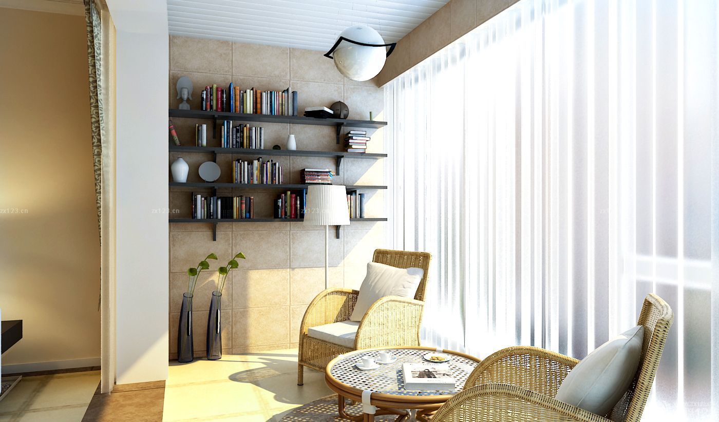 最新家装90平米阳台装修效果图大全2025图片