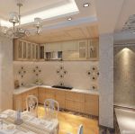 经典家装样板间简欧风格厨柜装修效果图欣赏