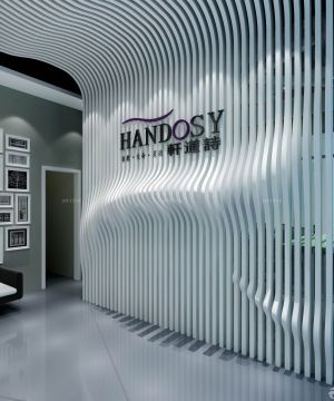 最新装饰公司形象墙装修案例大全