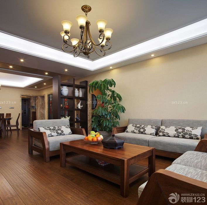 2025家居长方形客厅现代博古架隔断装修图片欣赏