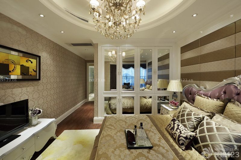 组合衣柜玻璃门设计图