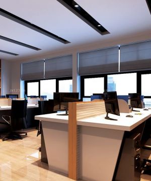 2023最新现代办公室装修风格小办公室布局参考