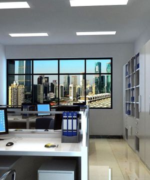 紧凑型现代小办公室装修风格图片