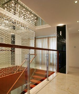 自建房楼梯间吊顶装修设计效果图大全赏析2025