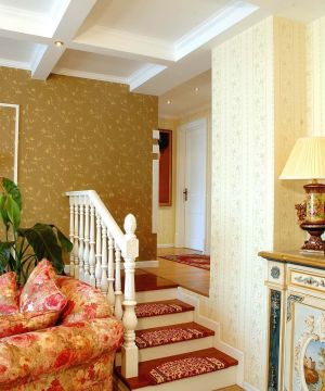 2025家装楼梯间吊顶装修设计效果图片大全