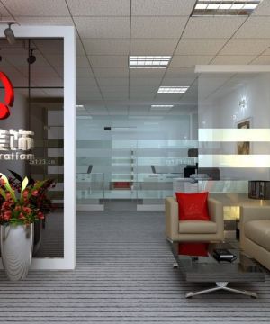 最新装饰公司形象墙设计案例