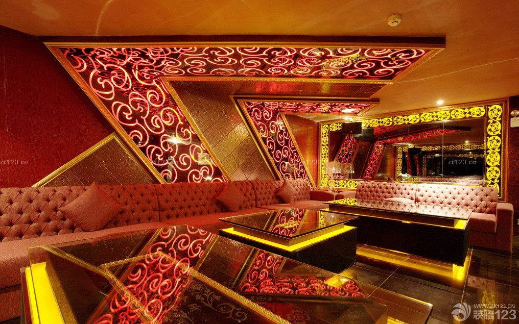 创意个性ktv装潢ktv包间装修实景图欣赏