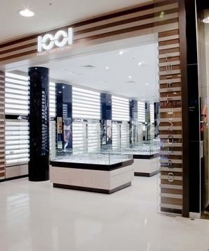 2025眼镜店门头设计效果图片