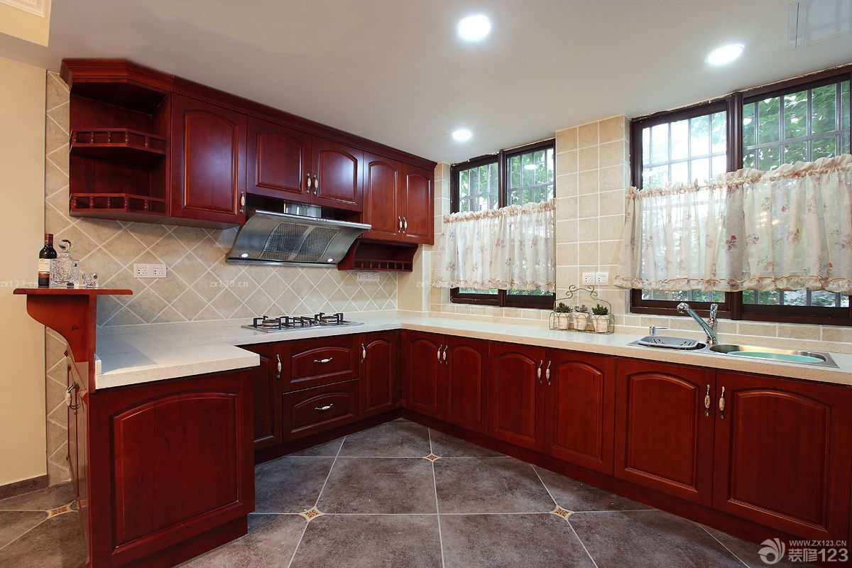 2025厨房铝合金组合柜装饰设计图片赏析 