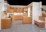 家装厨房餐厅一体铝合金组合柜装修设计效果图大全
